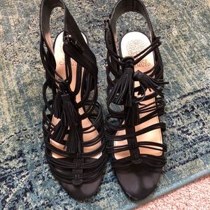 Vince Camuto black heel sandals